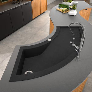 TWIST Eckspüle, 1 Becken